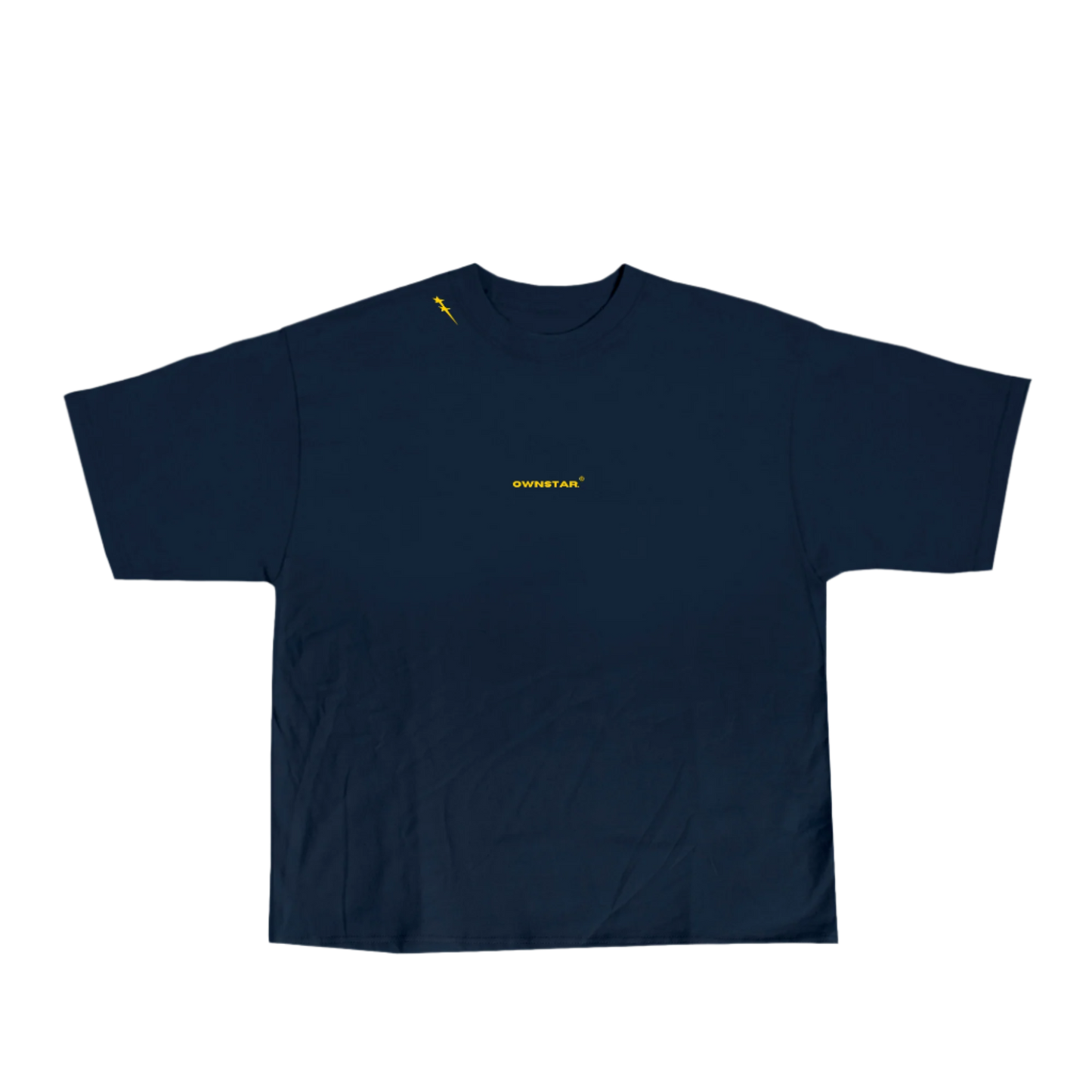 UNISEX-CAMISETA AZUL BÁSICA