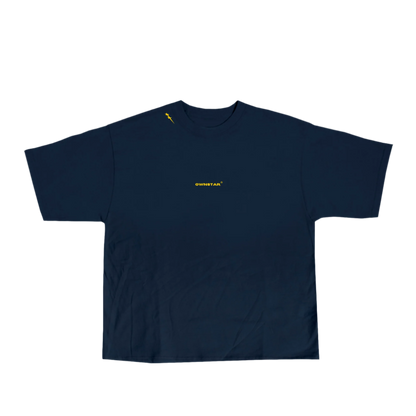 UNISEX-CAMISETA AZUL BÁSICA